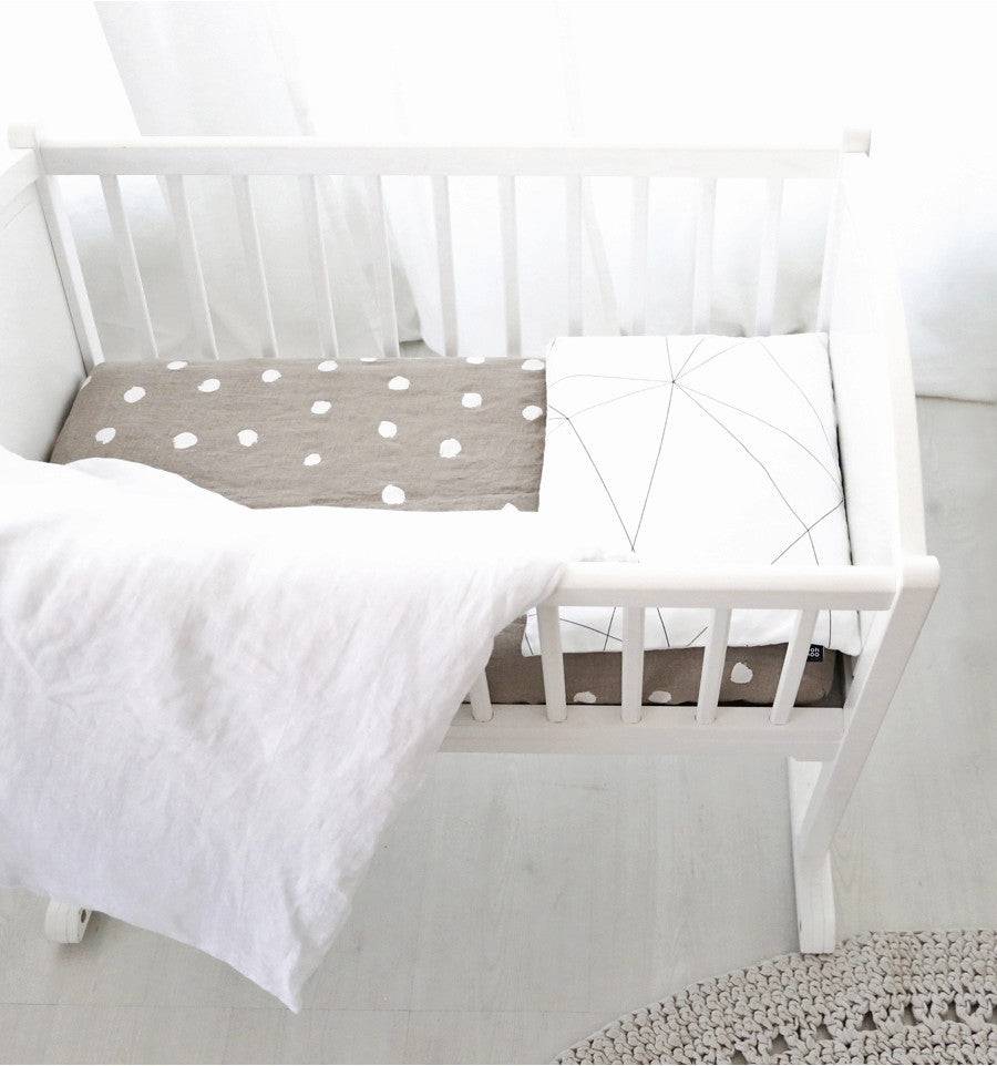 Drap Housse Lit Bebe Buttons Delamaison