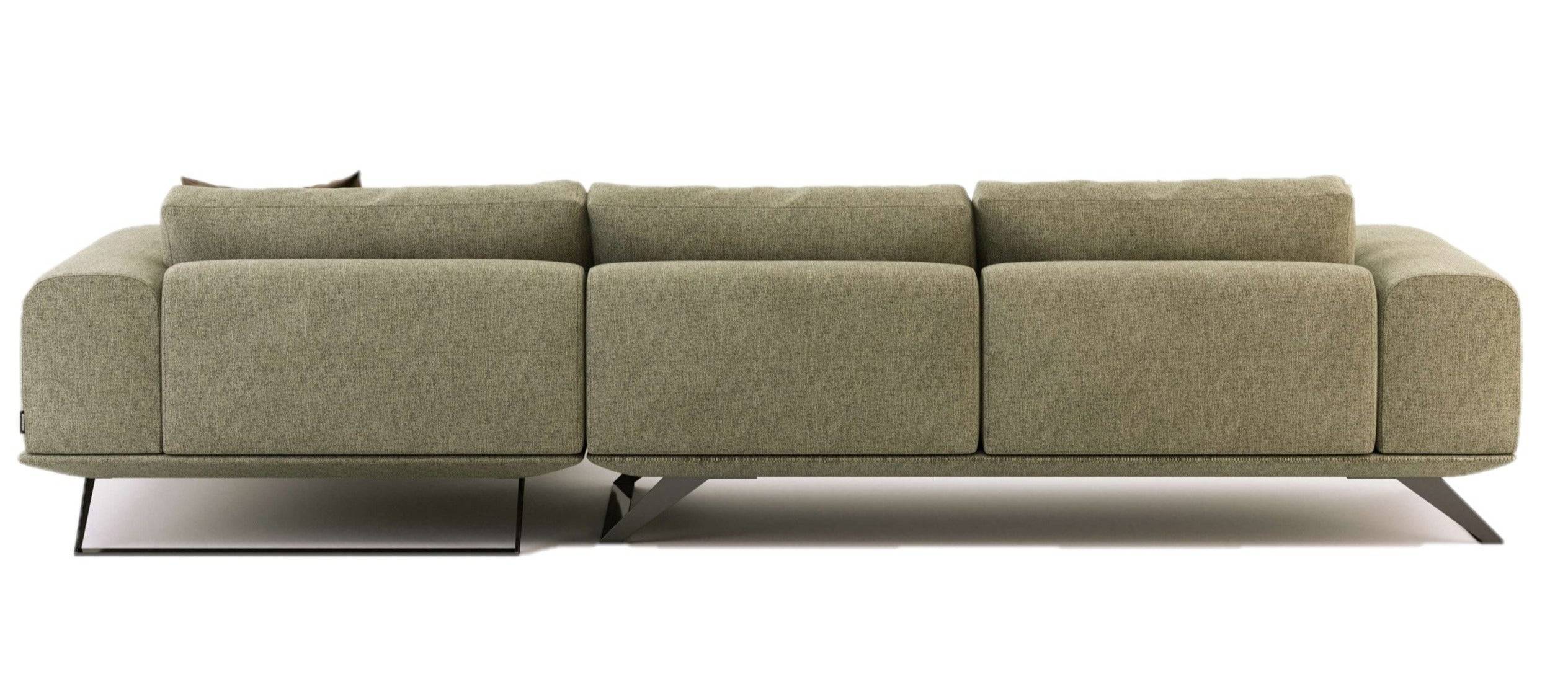 canape d angle design velour aniston 320cm delamaison