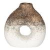 Vase Mud brun blanc en céramique