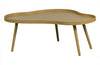 Table d'appoint Mae alpaga en médium bois et pin 35cm x100cm x58cm