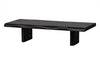 Table basse Cali noir en bois de manguier 28cm x120cm x55cm