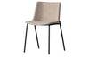 Chaise de table Tieme sable en polyester 82cm x49cm x55cm