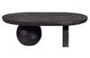 Table basse STEPPE noir en bois de manguier 38cm x 110cm x 72cm