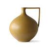 Vase Moutarde en Céramique & terre cuite en diam. : 26 cm, haut. : 26,5 cm, larg. : 26 cm