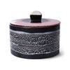 Boîte de rangement décorative Noir / rose en Céramique & terre cuite en diam. : 17 cm