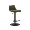 Chaise de bar Zend Vert en Tissu 103cm x 44.5cm x 45.5cm