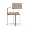 Fauteuil de table Upminster en Métal pieds poussière en haut. : 81 cm