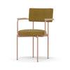 Fauteuil de table Farouche en Métal en haut. : 81 cm, long. : 54 cm, larg. : 56 cm