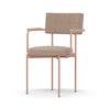 Fauteuil de table Morden en Métal en haut. : 81 cm, long. : 54 cm, larg. : 56 cm