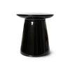 Table d'appoint Noir brillant en Céramique & terre cuite en diam. : 40 cm