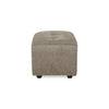 Canapé modulable Vint (module repose-pied) en tissu chenillé Sneak beige