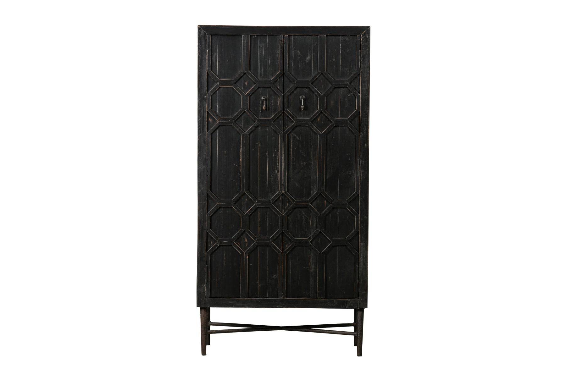 Cabinet BEQUEST en bois noir