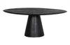 Table basse Posture en bois noir