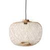 Lampe à suspension Rodi nature bambou