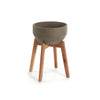 Cache pot Subject  Brown, Natural Solid wood