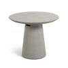 Table d'extérieur ronde Itai en ciment de Ø 90 cm